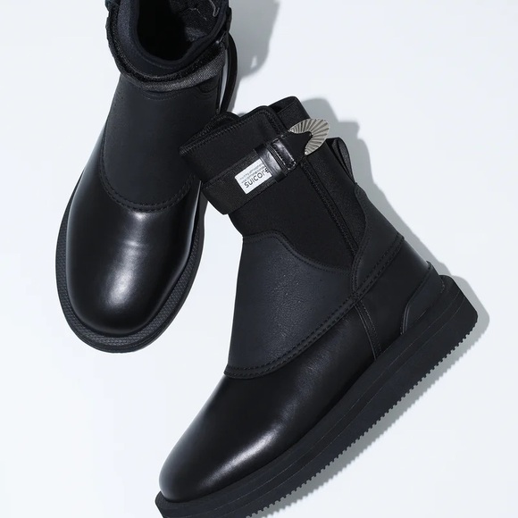 Suicoke Black Leather Boots - Picture 4 of 6